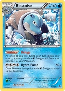 Blastoise - 16/101 - BW Plasma Blast